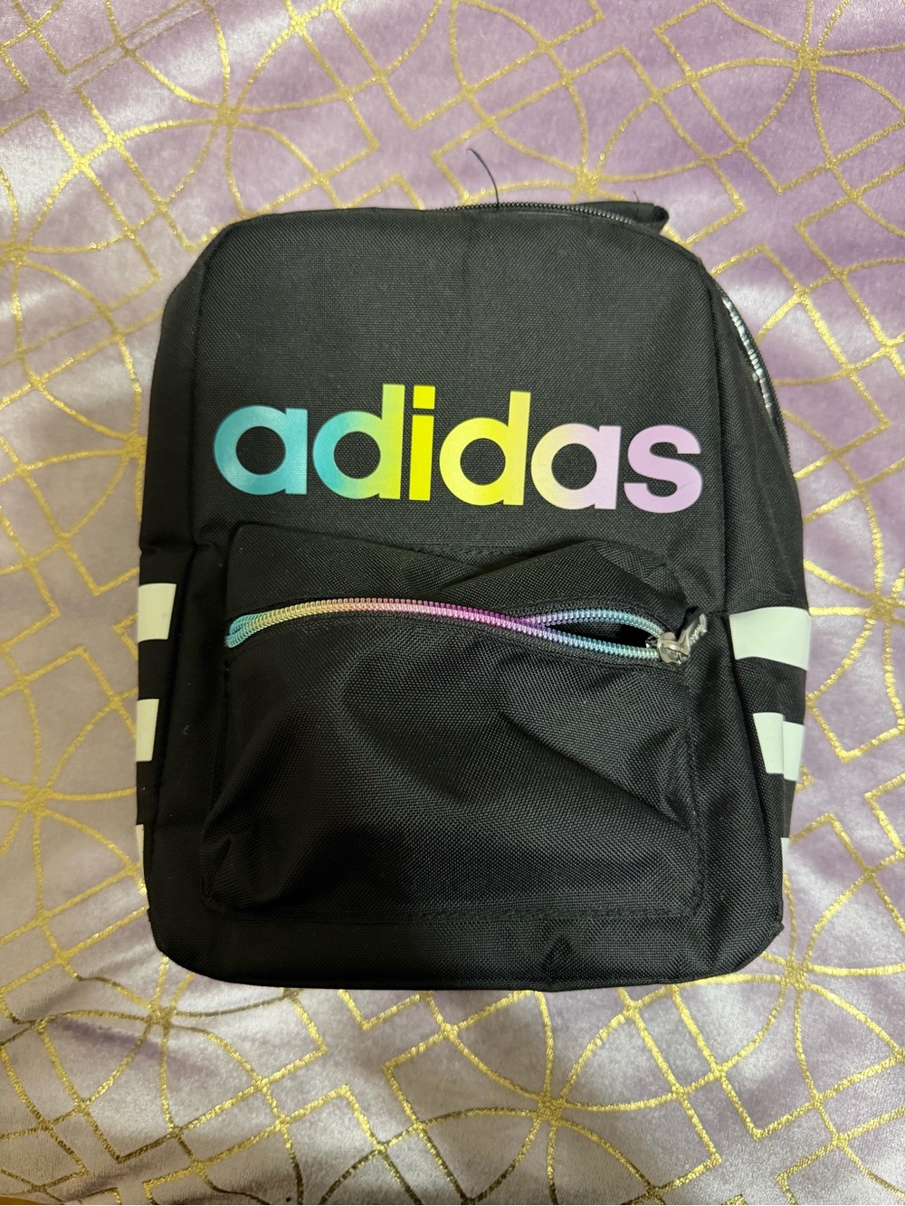💥 KIDS Adidas black & rainbow lunch box